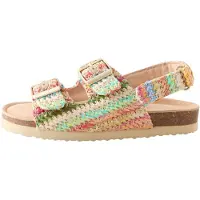 Next Sandaler beige / lyseblå / lysegrøn / abrikos