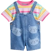 Next Sæt turkis / blue denim / gul / pink