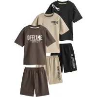 Next Nattøj choko / taupe / sort / hvid