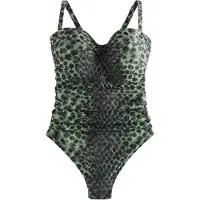 Next Badedragt oliven / mint / sort