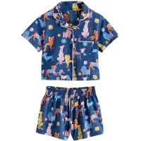 Next Nattøj navy / gul / lilla / mørkeorange