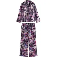 Next Pyjamas lilla / blomme / pink / sort