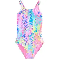 Next Badedragt blå / azur / neongul / lys pink