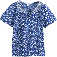 Next Bluse blå / navy / hvid