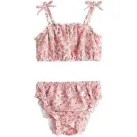 Next Bikini khaki / lyseorange / gammelrosa / hvid