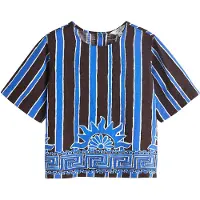 Next Bluse blå / sort / hvid