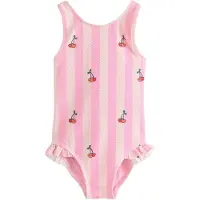 Next Badedragt beige / lys pink / rød