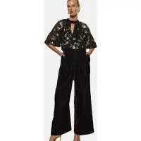 Love & roses Jumpsuit guld / sort