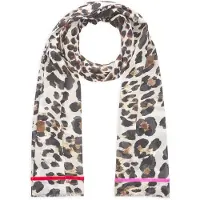 Codello Sjal lysebeige / brun / pink / sort