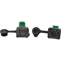 Eurolite IP XLR sæt stik/tilslutning 5-polet (30208439)