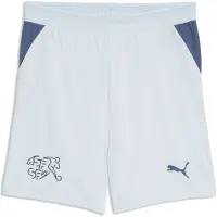 Puma Switzerland 2026 Shorts Youth, Clothing, Sea Glass/Dark Indigo, 5-6Y