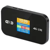 Mtp Products MF967P-E 4G LTE bærbar WiFi 6-router / mobilt hotspot 300 Mbps