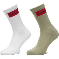 HUGO Sokker khaki / rød / sort / hvid