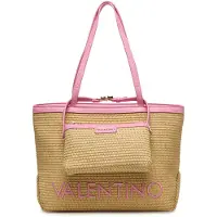 Valentino Shopper lyserød / uldhvid
