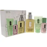 Clinique rense-sæt Great Skin: (W) 30 ml + rensende mælke 30 ml + naturlig fugt-creme 125 ml