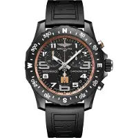 Breitling Herreur X823101B1B1S1 Professional Endurance Sort/Gummi