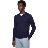 BOSS pullover Melba uld mørkeblå Mørkeblå Blå måle