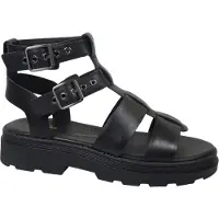 Clarks Dame Orinoco 3 Cove Sandaler Black Leather