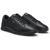 BOSS Sneakers i læder med folielogo
