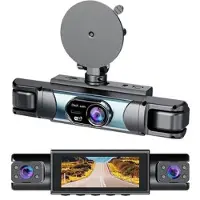 Mtp Products C315 4-kanals WiFi-bilkamera med 360°-dækning - sort