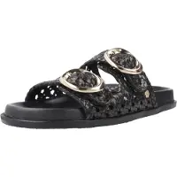 Carmela Carmelatil kvinder. 16305801-NEGRO Sandaler i læder 163058 sort (39), Fast, Ingen, Casual