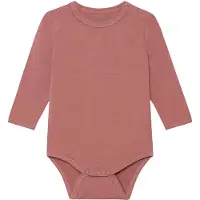 Minymo Body l/æ - Viskose - Withered Rose - - 1 år (80) - Body L/Æ