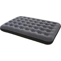 Camping Check Luftmadras - Medium - 191x137x22 cm - Grå/Sort - - OneSize - Madras