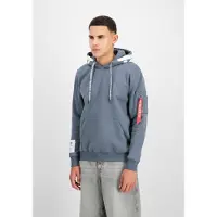Alpha industries Sweatshirt 'Alpha' blue denim