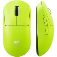 MCHOSE A7 V2 Ultra Lightweight Wireless - Gaming Mus - Optisk - 6 knapper - Grøn