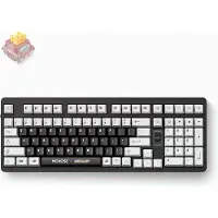 MCHOSE x Unbox Therapy - UT98 Silent Peach V3 (Classic Therapy) - Gaming Tastatur - Amerikansk engelsk - Sort