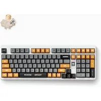 MCHOSE x Unbox Therapy - UT98 Icy Creamsicle (Retro Therapy) - Gaming Tastatur - Amerikansk engelsk - Hvid