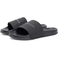 Tommy Hilfiger Pantoletter sort / hvid
