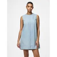 Pieces Pcflora Mini Denimkjole