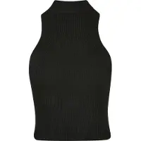 Urban Classics Short Rib Knit Turtleneck ærmeløs T-shirt