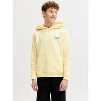 Jack & Jones Hættetrøje - JorNorrebro - Pastel Yellow - - 12 år (152) - Hættetrøje