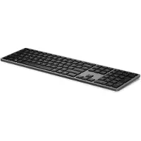 HP Dual Mode 975 - Tastatur - bagbelyst - trådløs - Bluetooth - dansk