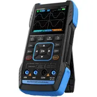 FNIRSI Bærbart 3-i-1-oscilloskop med multimeter og signalgenerator, 10 MHz