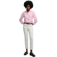 Superdry Superdrytil kvinder. W4010587A Premium Slim skjorte pink (XS), Casual, Linned, Lange ærmer