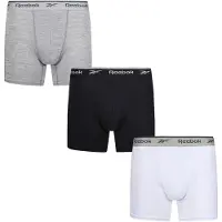 Reebok Boksershorts 'AINSLIE' marin / grå-meleret / sort / hvid