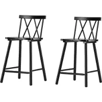Ebuy24 Mollostrom Barstol - Sort