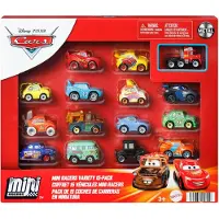 Mattel Cars mini-bilsæt (15 metalbiler) HYK81