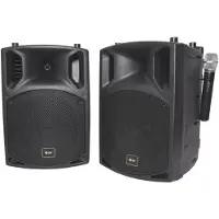 Qtx PAV10 Portable PA Set with UHF Mics & Bluetooth