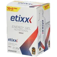 Etixx Nutrional Boks Med Energigeler Cola 38g 12 Enheder