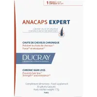 PIERRE FABRE DERMO KOSMETIK - Geschäftsbereich: AVENE - DUCRAY - A-DERMA - RENE FURTERER Anacaps Expert Food Supplement Chronic Hair Loss 30 Units