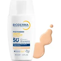 Bioderma Photoderm XDefense Ultra Fluid SPF 50+ - Nuance 01 - Detox-solbeskyttelse med meget høj beskyttelse mod UV, blåt lys og miljøbelastning, meget let tonet Solcreme 40 ml