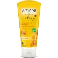 Weleda , 2-i-1 Bløde Shampoo + Kropsvask, Kalendula Ekstrakt, 6,8 fl oz (200 ml)