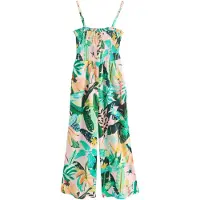 Next Jumpsuit pastelgul / mint / græsgrøn / koral