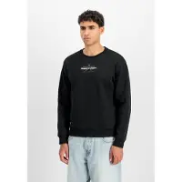 Alpha industries Sweatshirt 'Foam' mørkegrå / sort / hvid