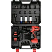 YATO 18V LI-ION 1/2 topnøgle, 2x3,0Ah, 21 dele