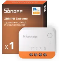 Sonoff ZigBee, Kabel & trådløs, ZigBee, Orange, Hvid, 2400 Mhz, Indendørs, Polykarbonat (PC)